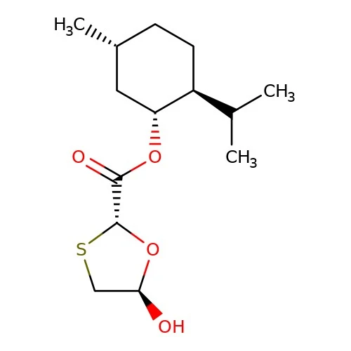 CAS:147126-62-3|(1R,2S,5R)-Mentyl-5R-hydroxy-[1,3]-oxathiolane-2R-carboxylate