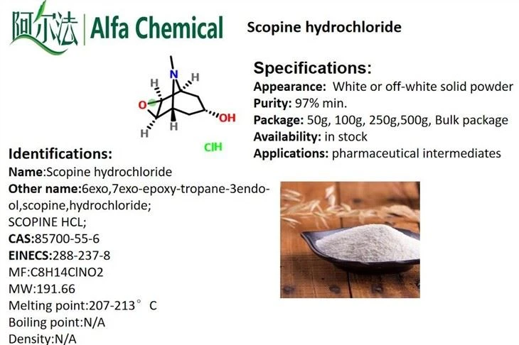 CAS NO.85700-55-6 Scopine Hydrochloride