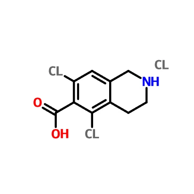 CAS 1289646-93-0|6-Isoquinolinecarboxylic Acid, 5,7-dichloro-1,2,3,4-tetrahydro-, Hydrochloride (1:1)