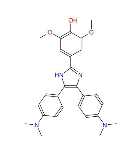 CAS:{{0}丨4,5-bis(4-dimethylaminophenyl)-2-(3,5-dimethoxy-4-hydroxyphenyl)imidazole