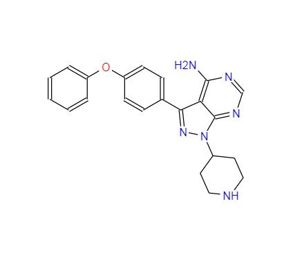 CAS:330785-90-5丨3-(4-Phenoxyphenyl)-1-(4-piperidinyl)-1H-pyrazolo[3,4- ڈی]پیریمیڈن-4-امین