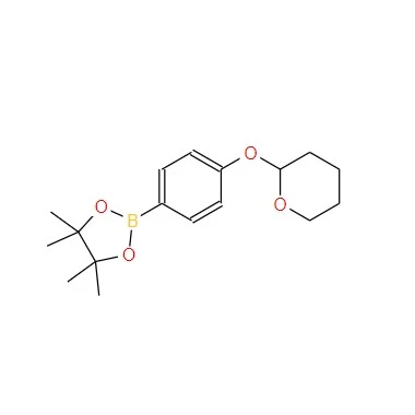 CAS:889865-38-7|4-(Tetrahydro-2H-pyran-2-yloxy)phenylboronic acid Pinacol Ester