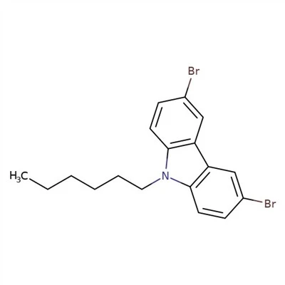 CAS:150623-72-6|3،6-Dibromo-9-hexyl-9H-carbazole
